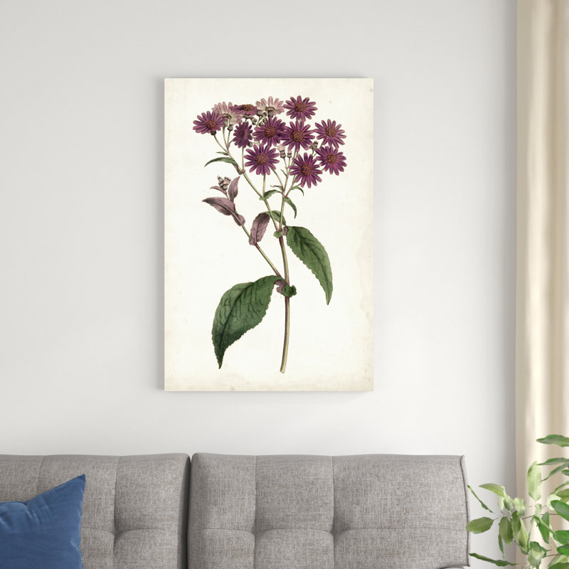 Lavande florale IV, H 36 po x l 24 po x P 1,25 po