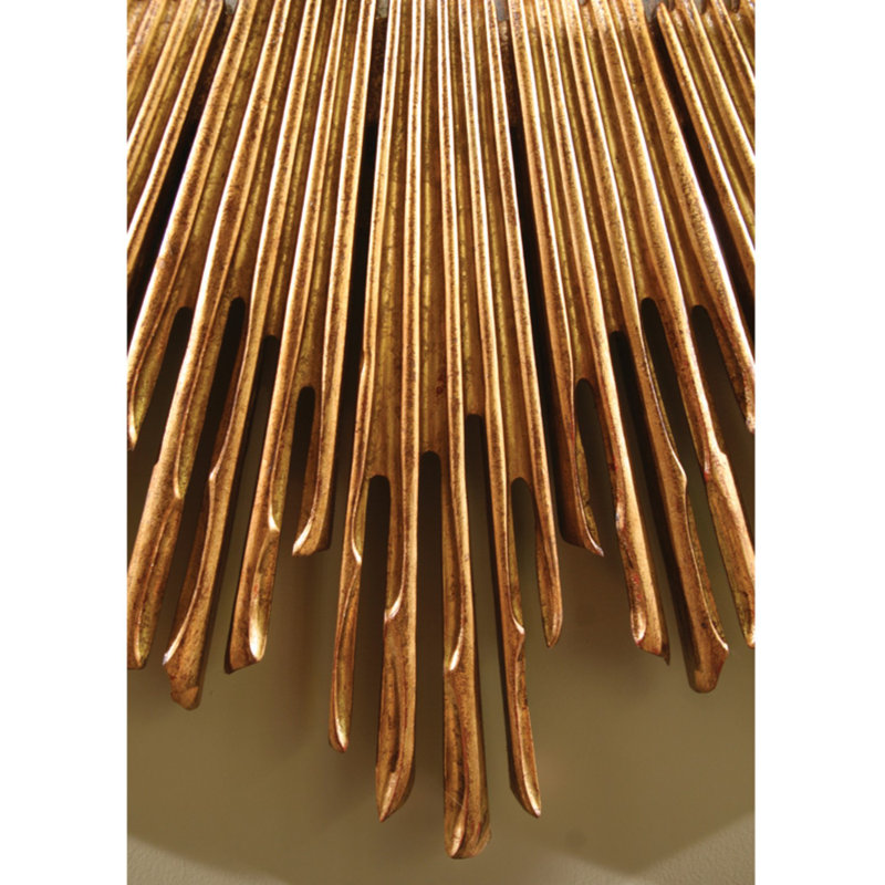 Soleil Mirror-Gold Leaf