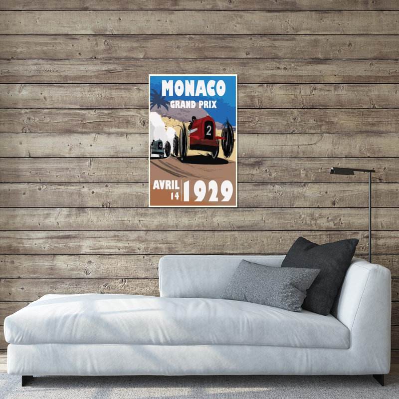 " Monaco " by Fly Graphics, 24" H x 16" W x 0.25" D