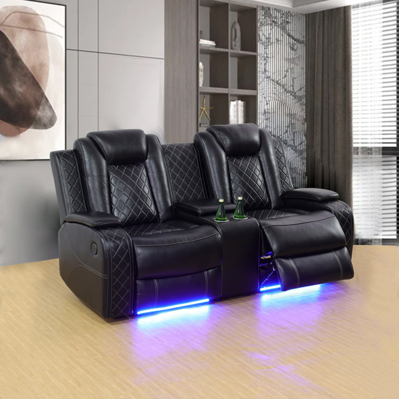 Cartney Faux Leather Recliner