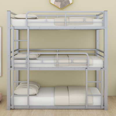 Metal Triple Bunk Bed