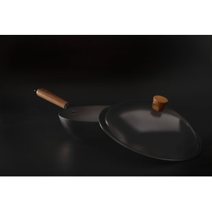 Wok en acier carbonisé JIA (36 cm)