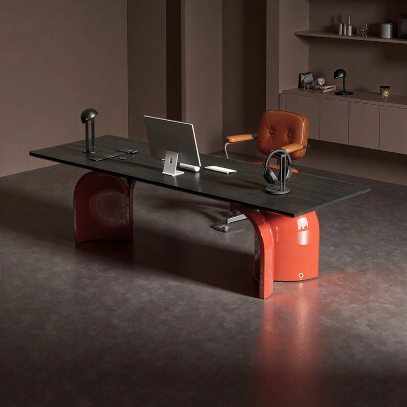 Bureau simple et moderne, H 28,74 po x l 78,74 po x P 31,5 po