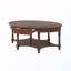 Table basse ovale avec tiroirs et tablettes-1606390270