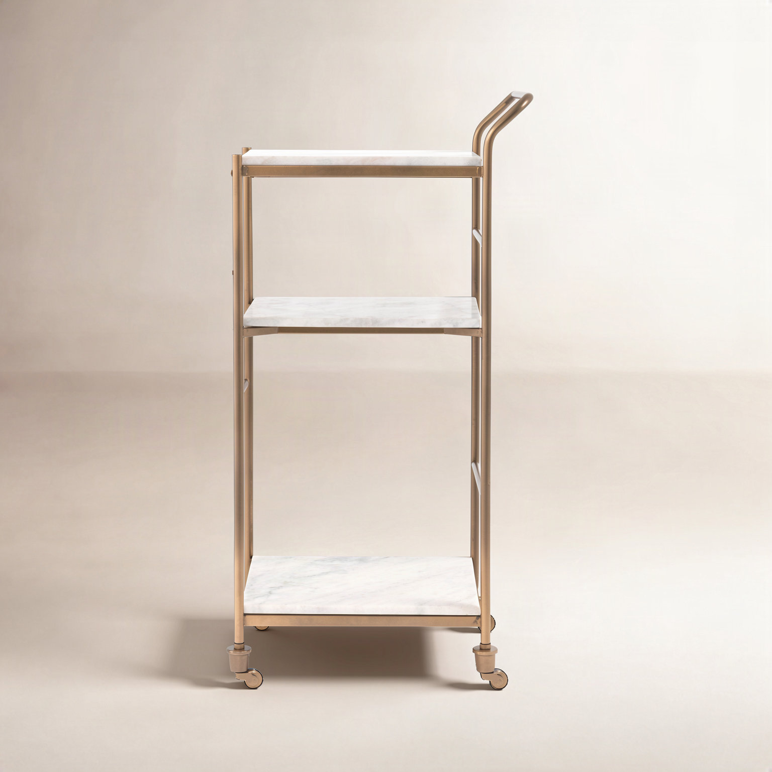 Tague Brass Bar Cart