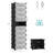 10 Pair Stackable Shoe Storage Cabinet