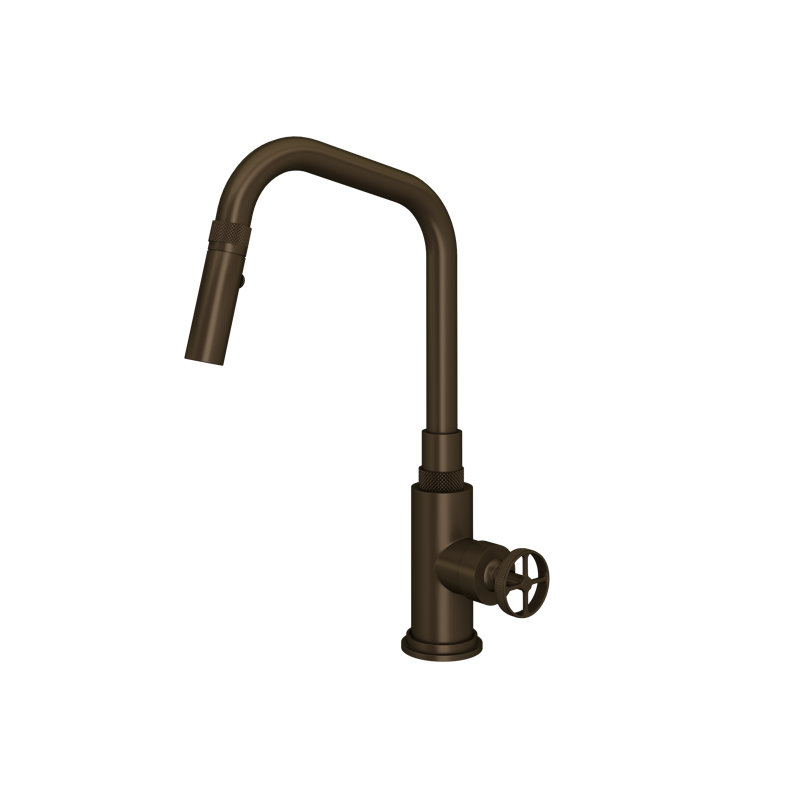 Campo Pull-Down Kitchen Faucet, Tuscan Brass, Lever