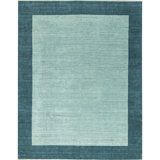 Wool Area Rug in Aqua