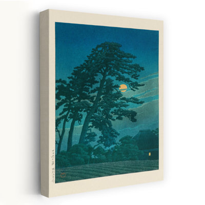 Dashiell Contemporary Art Vintage Abstract Contemporary Tree Landscape Wall Art - Wrapped Canvas Print