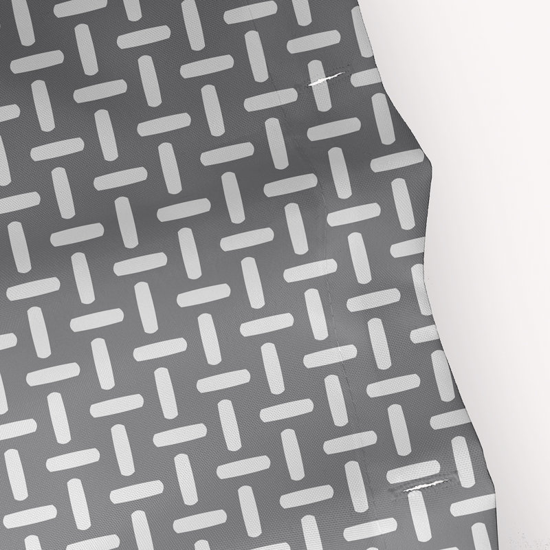 Floral Shower Curtain, Classic Gray