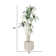 78.6'' Artificial Dragon Tree In A Shell Designed Fiberstone Planter Perfect For Indoor And Outdoor Use