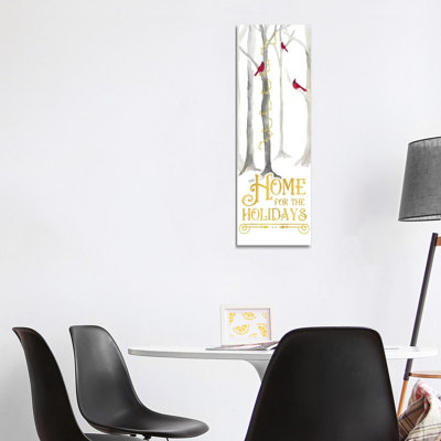 Christmas Forest Panel IV-Home For The Holidays by Tara Reed - Wrapped Canvas Panoramic Painting