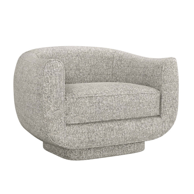 Spectrum Swivel Barrel Chair, Breeze Polyester Blend