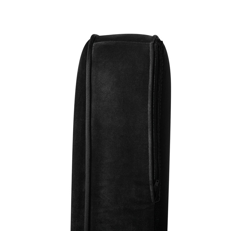 Forsyth 3 Seater Velvet Sofa, Black