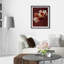Merlot Blush Blossom I Shadowbox Floral & Botanical Print by Oliver Gal, Black Frame, 16 x 20-186070282-186070285