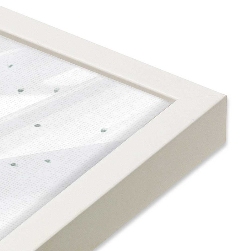 Ensemble de 2 estampes festives, 12 po x 12 po, Blanc opaque