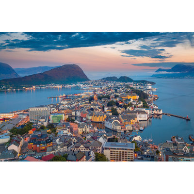 Alesund, Norway - Wrapped Canvas Print