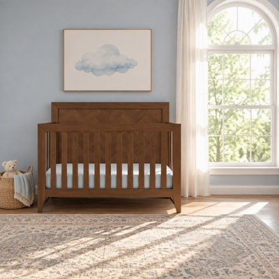 Kieran 4 -in-1 Convertible Solid Wood Crib