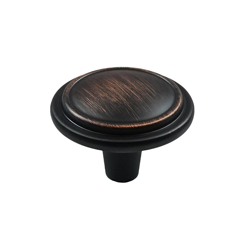 Classic Collection 1 1/4" Diameter Oil Rubbed Bronze Round Knob, Oil Rubbed Bronze