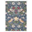 Wool Floral Area Rug in Blue-1842428992