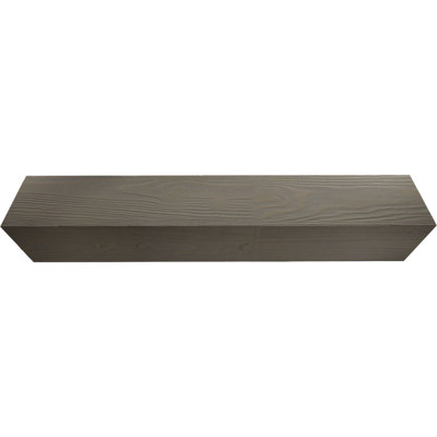 Poutre de plafond à 3 côtés en faux bois Endurathane sablé (poutre en U)