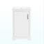 Meuble-lavabo de 20 po avec lavabo, armoire de salle de bain avec porte à fermeture douce, support de rangement et tablette réglable, blanc-120565560