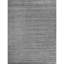 High-Quality Hand-Knotted Silver And Black Area Rug-110112663