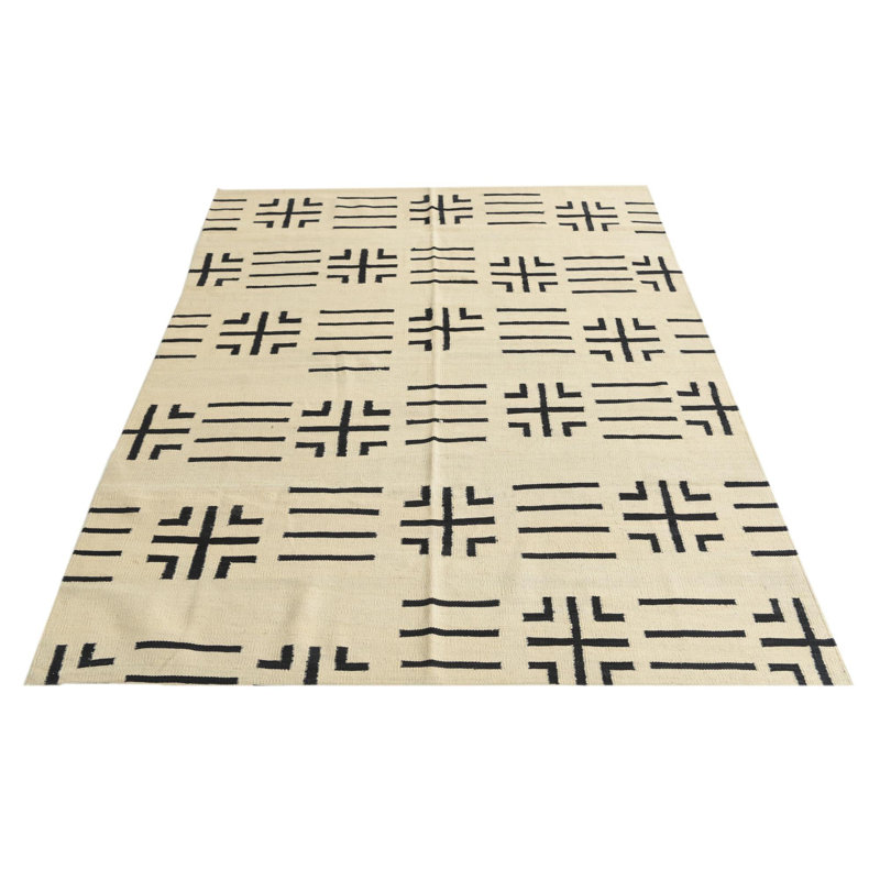 6 Ft Rectangle Ponce Ivory Rug