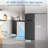 COWSAR 2.45 Cu.Ft Mini Fridge with Freezer for Bedroom, Office, Black