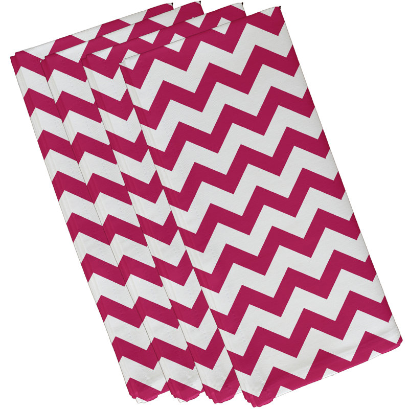 Serviette Aamna, L 18 po x L 18 po, Fushia