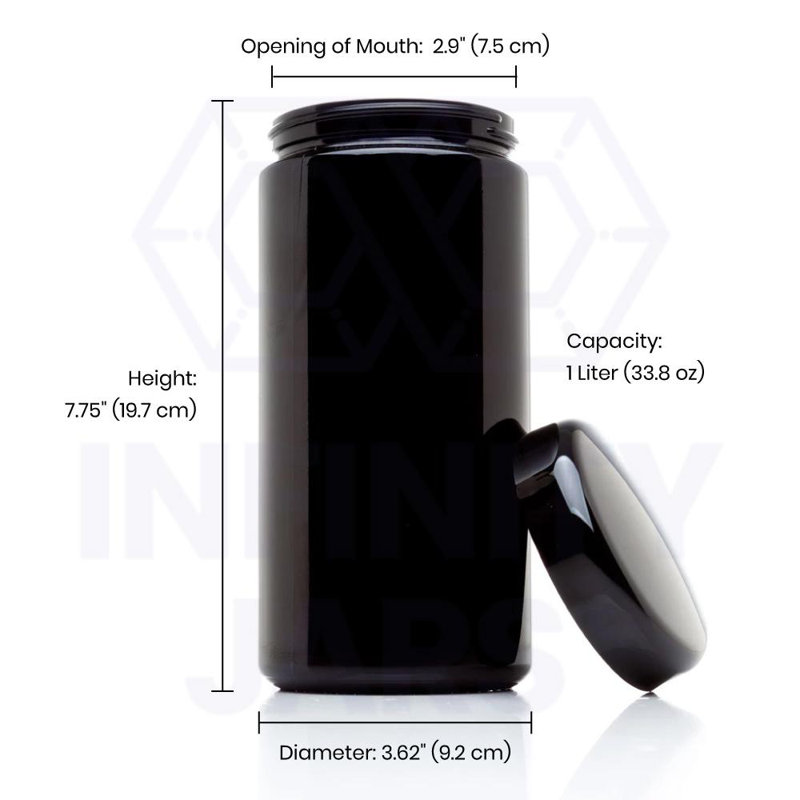 Freestanding Spice Jars, 7.75" H x 3.62" W x 3.62" D