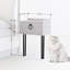 David-Jack 1 Drawer Bedside Table with Hairpin Legs-602287803