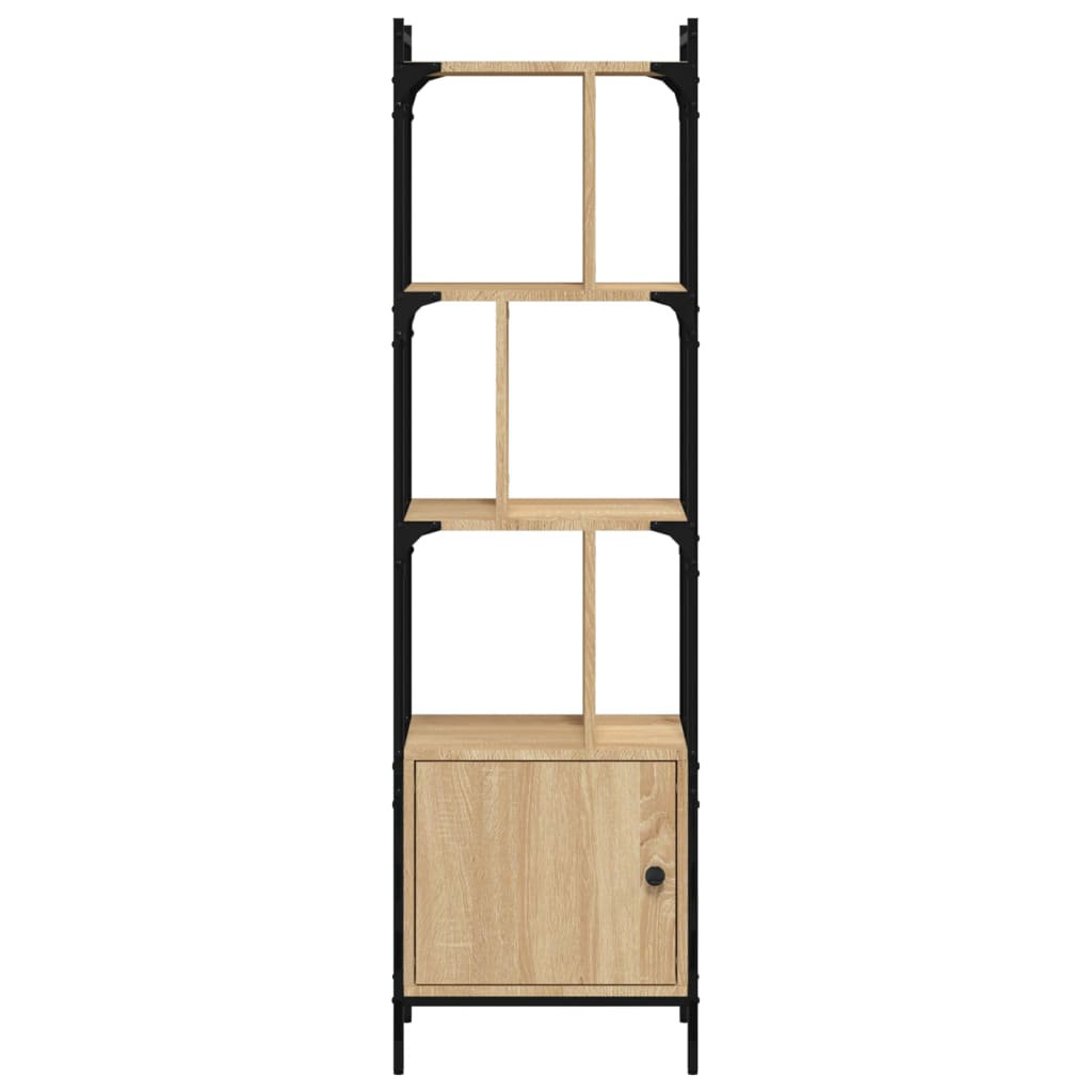 Moonsu 154.5cm H x 44.5cm W Steel Etagere Bookcase
