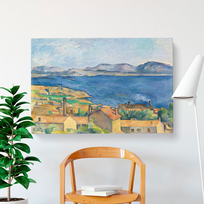 The Bay Of Marseille by Paul Cezanne - Wrapped Canvas, 40cm H x 60cm W x 3cm D