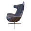 Alexandia Velvet Swivel Armchair