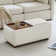 Arika 37'' Wide Rectangle Upholstered Storage Ottoman
