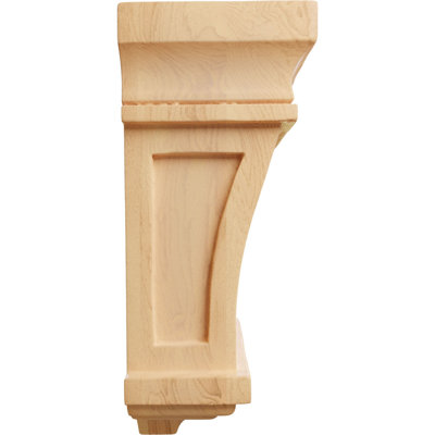 Support en bois / corbeau H 7 po x l 5 po x P 3 po