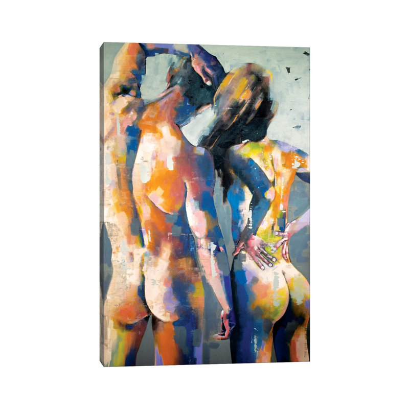 «Masculin et féminin», figure 1-8-20 par Thomas Donaldson, reproduction d'art sur toile tendue, H 26 po x l 18 po x 1,5 po