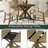 Ambah 4 - Person Solid Wood Solid Wood Top Pedestal Dining Set-1730040860-1730040857