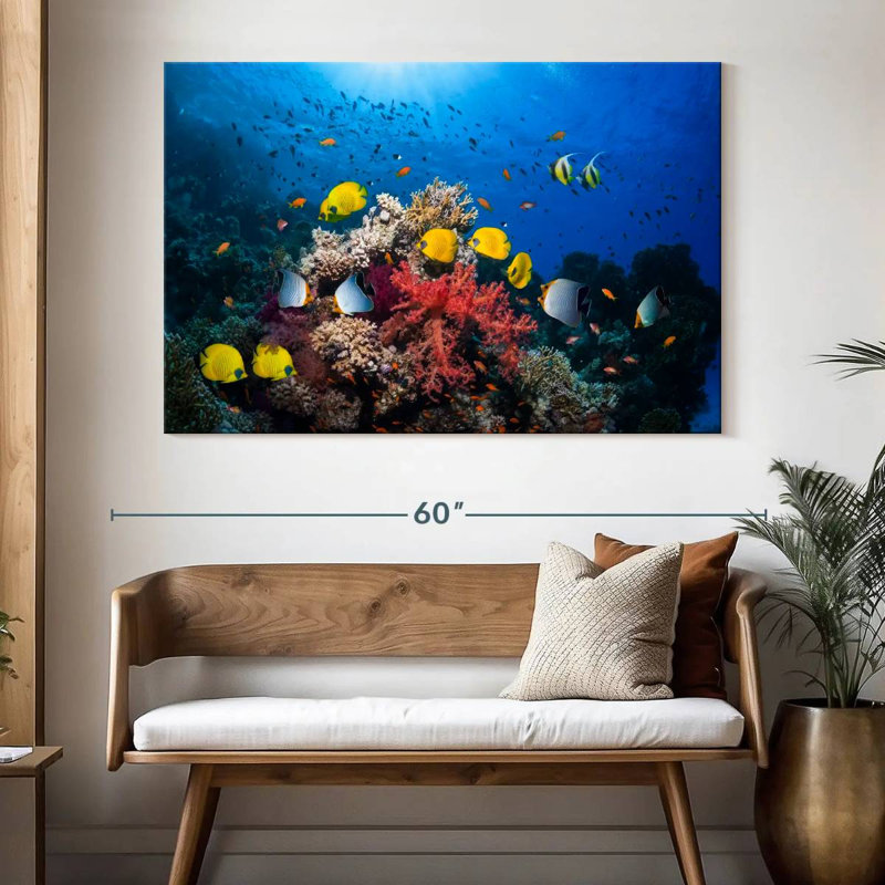 Brampt Underwater Red Sea Life, 34" H x 51" W