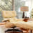 Top Grain Leather Swivel Lounge Chair And Ottoman With Armrest-1210956671-1218618124