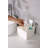  4-Compartment White Plastic Condiment Caddy with Carrying Handle - Restaurant & Home Organization Essential for Utensils, Napkins, and Condiment Bottles, 1265-1296747769