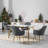 Deamon Upholstered Arm Chair (Set of 4)-247124461