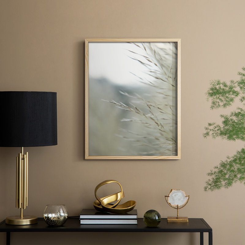 Subtle Grasses III Framed Print - Solid Wood