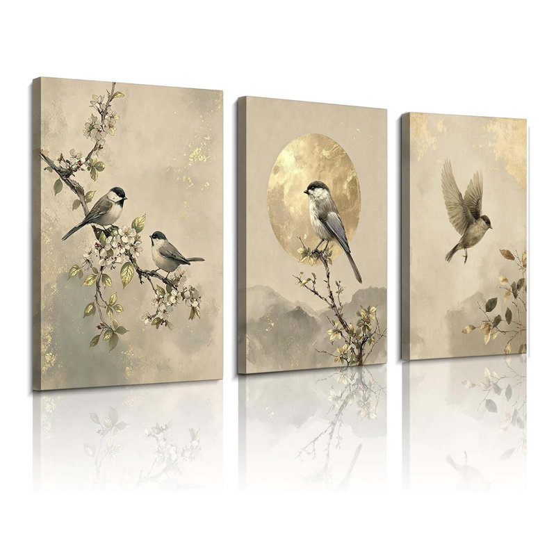 3 Piece Wrapped Canvas Wall Art