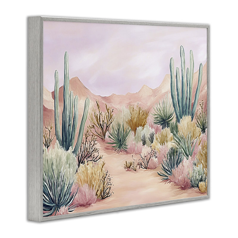 Giclée encadrée par Desert Wonderland, design par Ramona Murdock, H 24 po x l 30 po, Estampe numérique Farmhouse