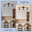 Spotlight 3 -Light E14 - Black Vintage Swiveling 350 ° Ceiling Light Allorah