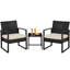 2 Seater Rattan Conversation Set-29989334