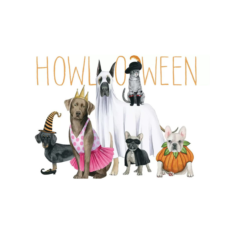 «Halloween Collection A» par Grace Popp - impression sur toile tendue, H 8 po x l 12 po x P 0,75 po