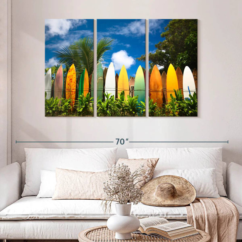 Senne Surfboard Row, 32" H x 50" W